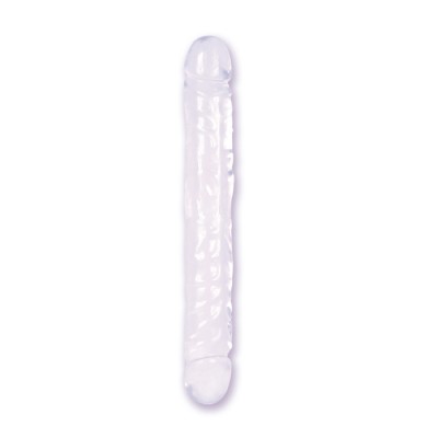 Double Dong 12" Clear Jelly