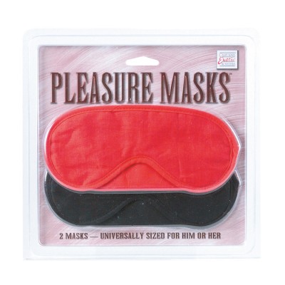 Pleasure Masks 2 Pcs Red/Black