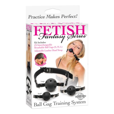 Ff Ball Gag Training System Black