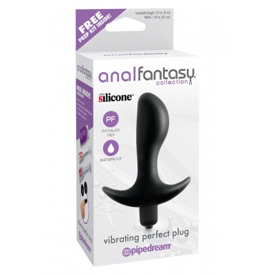 Vibrating Perfect Plug Black