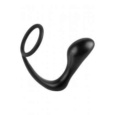 Ass-Gasm Cockring Plug Black