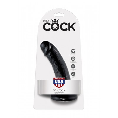 Cock 6 Inch Black