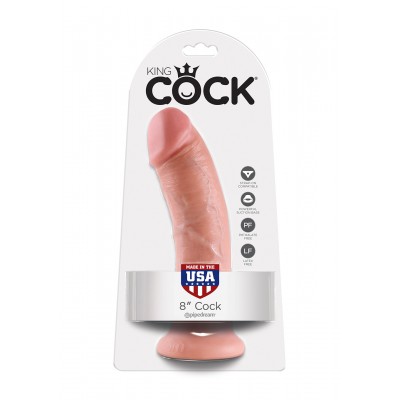 Cock 8 Inch Flesh