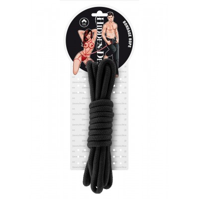 Bondage Rope 3 Meter Black