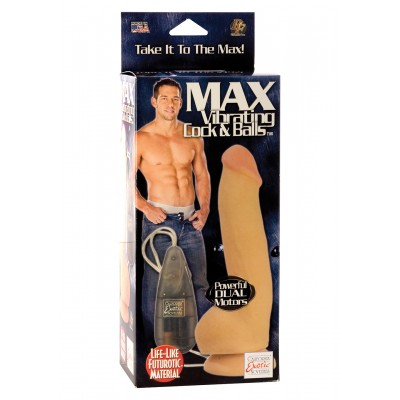 Max Vibrating Cock & Balls