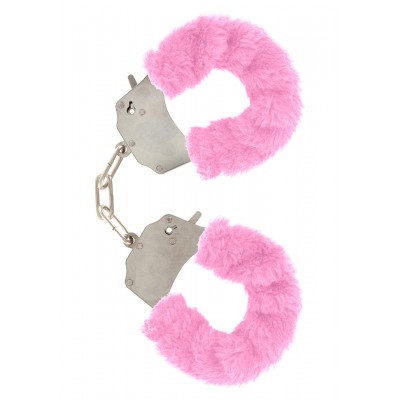 Furry Fun Cuffs Pink Plush