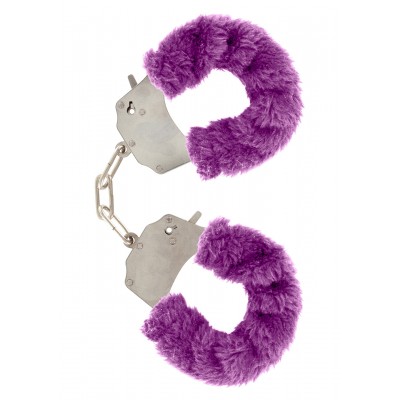Furry Fun Cuffs Purple Plush