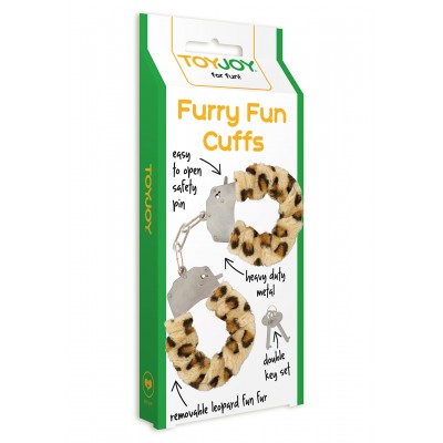 Furry Fun Cuffs Leopard Plush