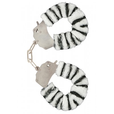 Furry Fun Cuffs Zebra Plush