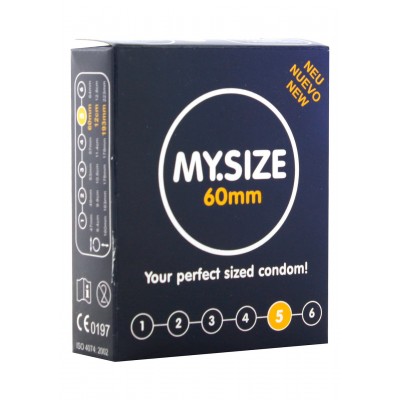 My.Size 60 Condoms 3 Pcs