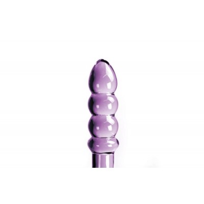 Glass Dildo Purple Curve