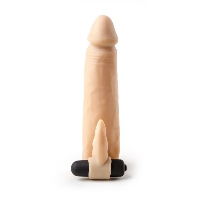 Virgite Realistic Vibrating Sleeve S3 - Flesh 