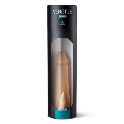 Virgite Realistic Vibrating Sleeve S3 - Flesh 