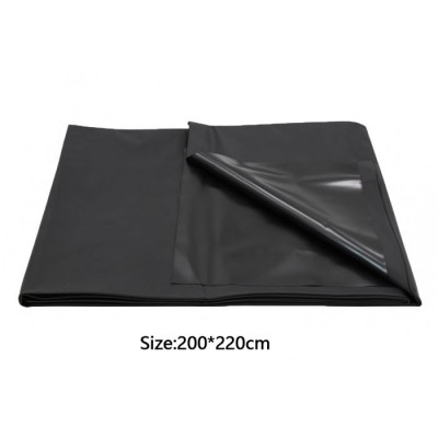 PVC Bed Sheet Cover - Black