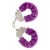 Furry Fun Cuffs Purple Plush
