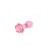 Glass Plug Rose Pink